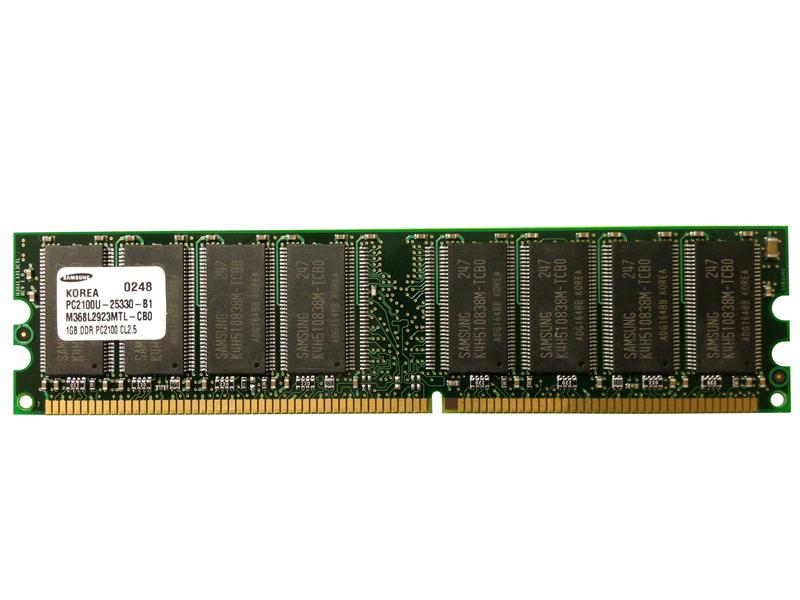 M4L-PC1266X64C25-1G M4L Certified 1GB 266MHz DDR PC2100 Non-ECC CL2.5 184-Pin Dual Rank x8 DIMM