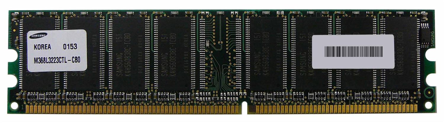 M4L-PC1266X64C25-256 M4L Certified 256MB 266MHz DDR PC2100 Non-ECC CL2.5 184-Pin Single Rank x8 DIMM