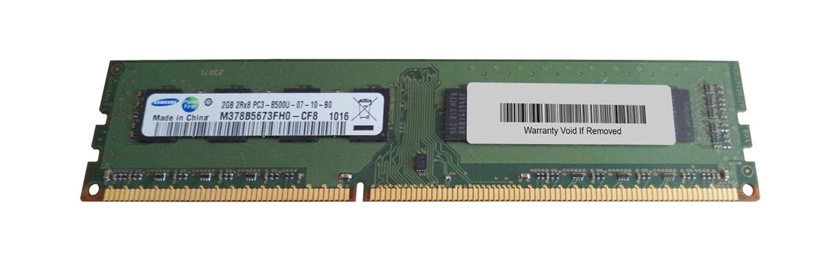 45J5435-PE Edge Memory 2GB PC3-8500 DDR3-1066MHz non-ECC Unbuffered CL7 240-Pin DIMM Dual Rank Memory Module