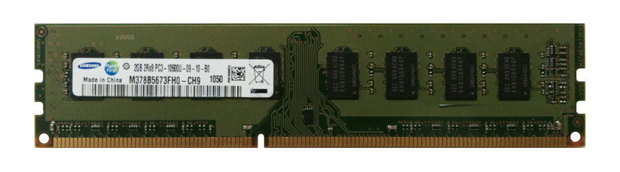 M4L-PC31333D3N9-2G M4L Certified 2GB 1333MHz DDR3 PC3-10600 Non-ECC CL9 240-Pin Dual Rank x8 DIMM