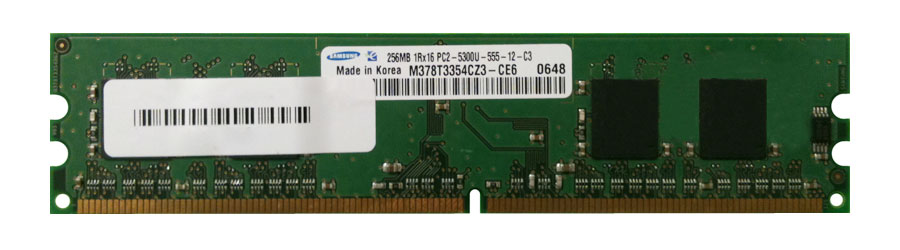 M4L-PC2667ND2S165D-256M M4L Certified 256MB 667MHz DDR2 PC2-5300 Non-ECC CL5 240-Pin Single Rank x16 DIMM