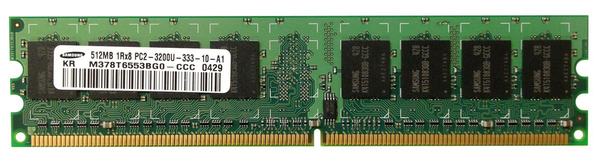M4L-PC2400D2N3-512 M4L Certified 512MB 400MHz DDR2 PC2-3200 Non-ECC CL3 240-Pin Single Rank x8 DIMM