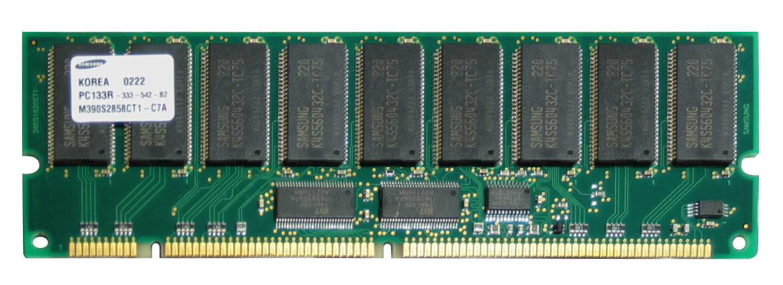 M4L-PC133X72RC3-1G M4L Certified 1GB 133MHz PC133 Reg ECC CL3 168-Pin x4 DIMM