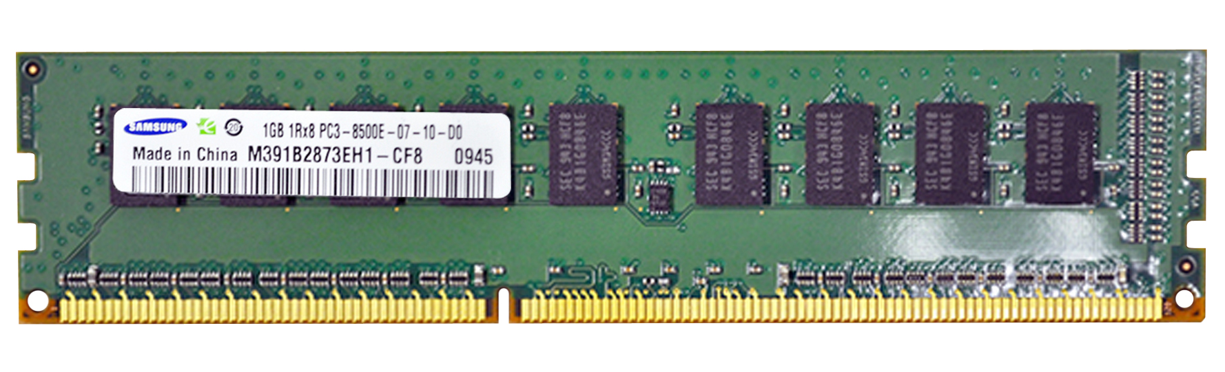 3D-13D364N727307-1G 1GB Module DDR3 PC3-8500 CL=7 ECC Unbuffered DDR3-1066 1.5V 128Meg x 72 for SuperMicro H8DG6 Motherboard n/a