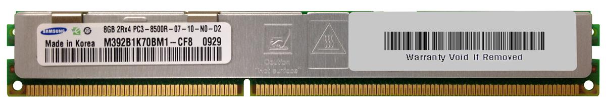 M4L-PC31066RD3D47DV-8G M4L Certified 8GB 1066MHz DDR3 PC3-8500 Reg ECC CL7 240-Pin Dual Rank x4 VLP DIMM