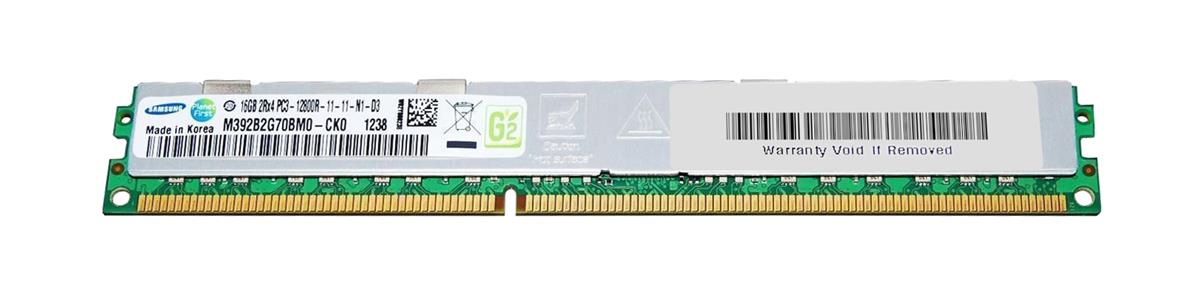 M392B2G70BM0-CK0 Samsung 16GB PC3-12800 DDR3-1600MHz ECC Registered CL11 240-Pin DIMM Very Low Profile (VLP) Dual Rank Memory Module