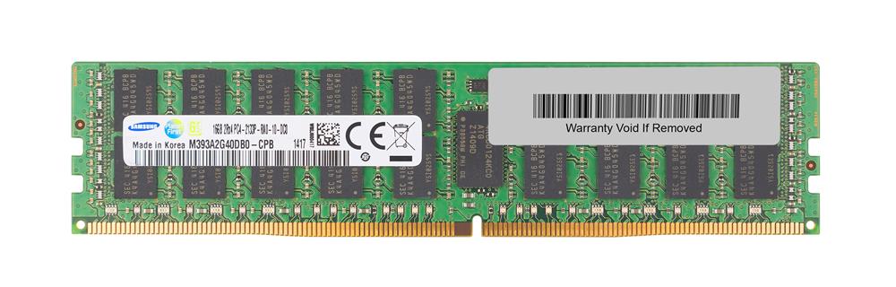 M393A2G40DB0-CPB Samsung 16GB PC4-17000 DDR4-2133MHz ECC Registered CL15 288-Pin DIMM 1.2V Dual Rank Memory Module
