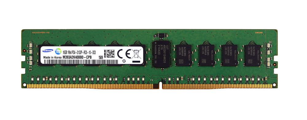 M393A2K40BB0-CPB Samsung 16GB PC4-17000 DDR4-2133MHz ECC Registered CL15 288-Pin DIMM 1.2V Single Rank Memory Module