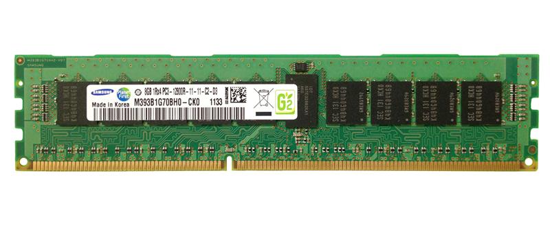 M393B1G70BH0-CK0 Samsung 8GB PC3-12800 DDR3-1600MHz ECC Registered CL11 240-Pin DIMM Single Rank Memory Module