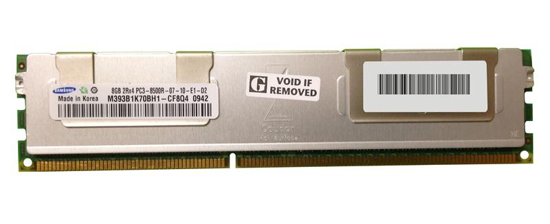 3DIB49Y1398 3D Memory 8GB PC3-8500 DDR3-1066MHz CL7 ECC Registered LP DIMM 1.35v Low Voltage P/N (compatible with 49Y1398, 46C0569, 46C0557, 49Y1381, 49Y1399)