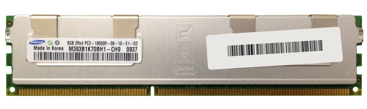 M393B1K70BH1-CH9 Samsung 8GB PC3-10600 DDR3-1333MHz ECC Registered CL9 240-Pin DIMM Dual Rank Memory Module