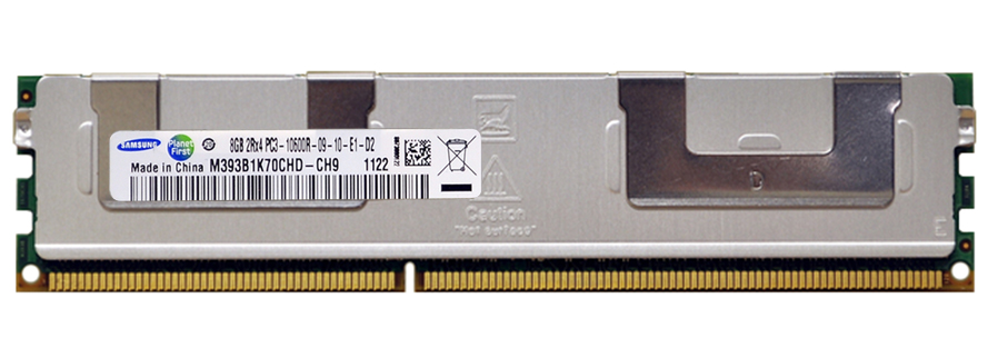 M393B1K70CHD-CH9 Samsung 8GB PC3-10600 DDR3-1333MHz ECC Registered CL9 240-Pin DIMM Dual Rank Memory Module