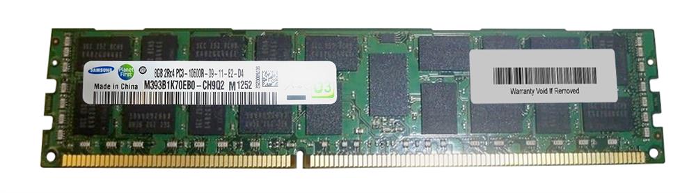 M393B1K70EB0-CH9Q2 Samsung 8GB PC3-10600 DDR3-1333MHz ECC Registered CL9 240-Pin DIMM Dual Rank Memory Module