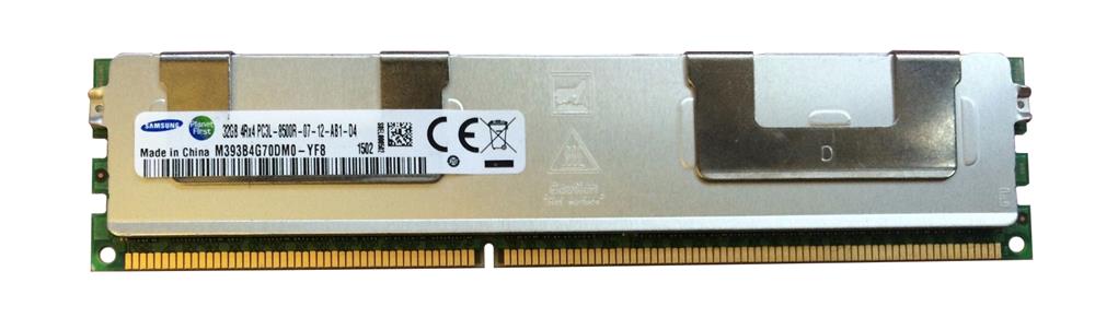 M393B4G70DM0-YF8 Samsung 32GB PC3-8500 DDR3-1066MHz ECC Registered CL7 240-Pin DIMM 1.35v Low Voltage Quad Rank Memory Module