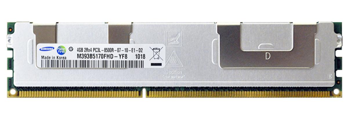 M4L-PC31066RD3D47DL-4G M4L Certified 4GB 1066MHz DDR3 PC3-8500 Reg ECC CL7 240-Pin Dual Rank x4 1.35V Low Voltage DIMM