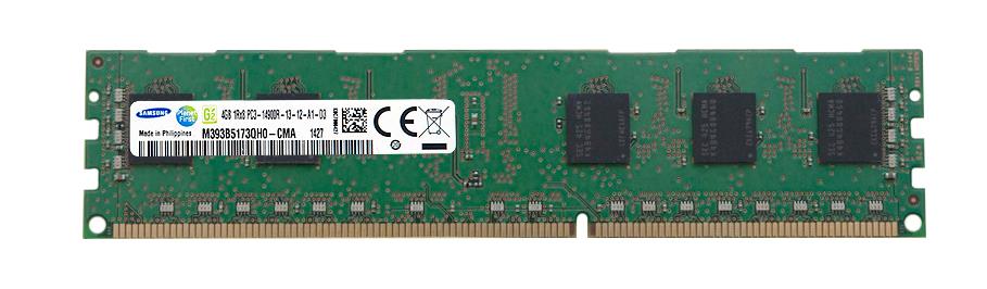 M393B5173QH0-CMA Samsung 4GB PC3-14900 DDR3-1866MHz ECC Registered CL13 240-Pin DIMM Memory Module