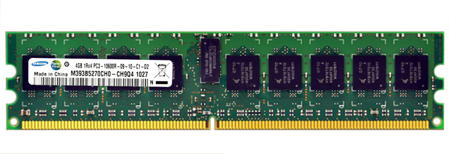 M4L-PC31333D3S4R9S-4G M4L Certified 4GB 1333MHz DDR3 PC3-10600 Reg ECC CL9 240-Pin Single Rank x4 DIMM
