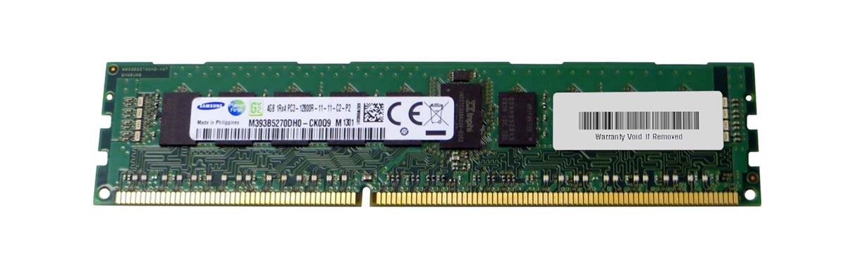 M393B5270DH0-CK0Q9 Samsung 4GB PC3-12800 DDR3-1600MHz ECC Registered CL11 240-Pin DIMM single Rank Memory Module