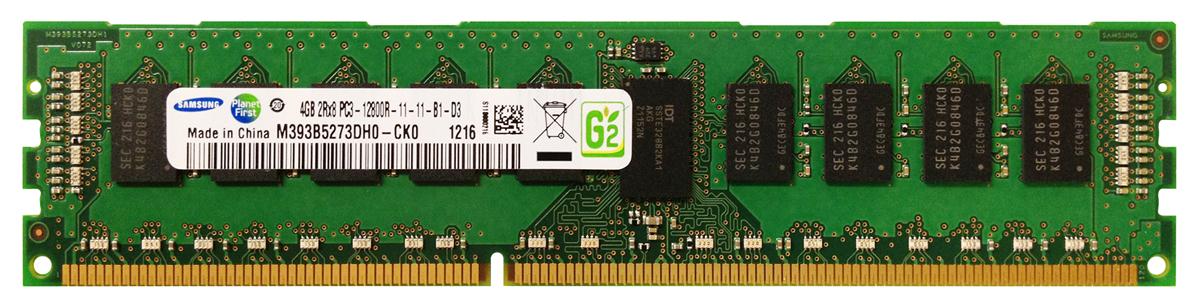 M393B5273DH0-CK0 Samsung 4GB PC3-12800 DDR3-1600MHz ECC Registered CL11 240-Pin DIMM Dual Rank Memory Module