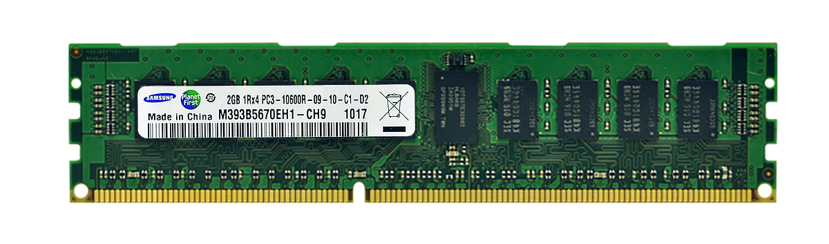 3D-13D351R1527-6G 6GB Kit (3 X 2GB) DDR3 PC3-10600 CL=9 Registered ECC w/Parity DDR3-1333 Single Rank 1.5V 256Meg x 72 for HP/Compaq ProLiant DL320 G6 500656-6GB