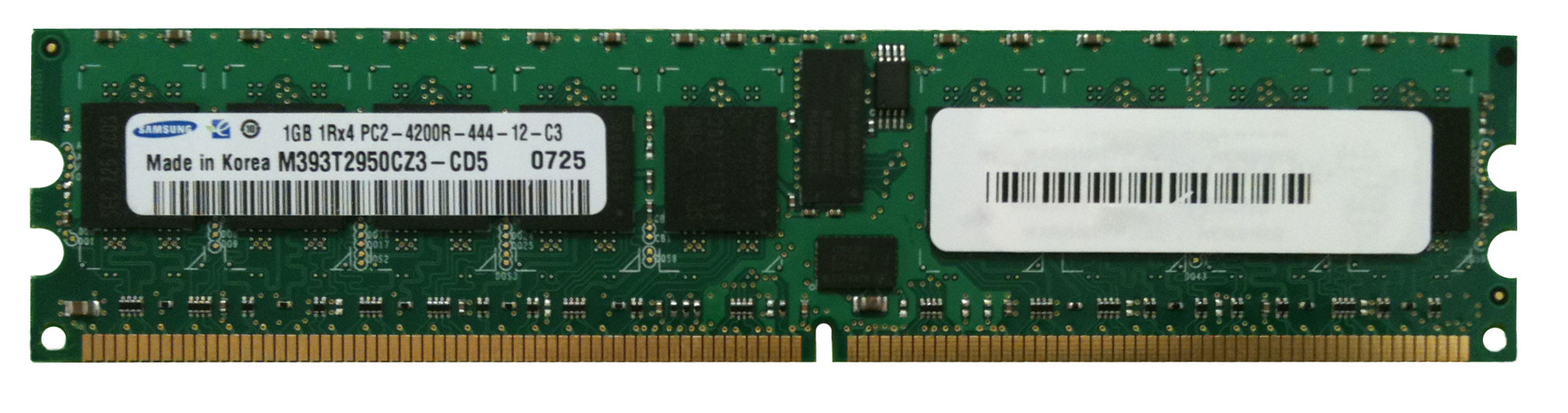 M4L-PC2533D2S4R4-1G M4L Certified 1GB 533MHz DDR2 PC2-4200 Reg ECC CL4 240-Pin Single Rank x4 DIMM