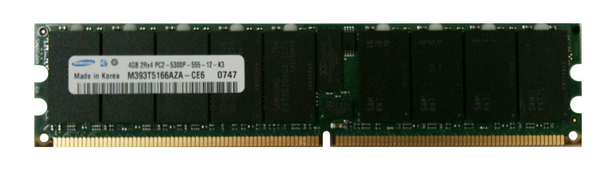 M4L-PC2667D2P5-4G M4L Certified 4GB 667MHz DDR2 PC2-5300 Reg ECC CL5 240-Pin Dual Rank x4 DIMM