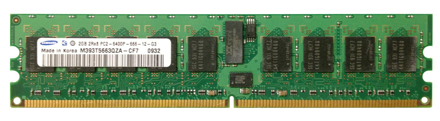 M4L-PC2800D2D8P6-2G M4L Certified 2GB 800MHz DDR2 PC2-6400 Reg ECC CL6 240-Pin Dual Rank x8 DIMM