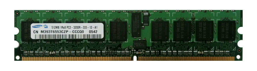 M4L-PC2400D2S8R3-512 M4L Certified 512MB 400MHz DDR2 PC2-3200 Reg ECC CL3 240-Pin Single Rank x8 DIMM
