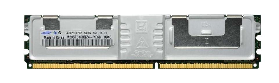 M395T5160QZ4-YE68 Samsung 4GB PC2-5300 DDR2-667MHz ECC Fully Buffered CL5 240-Pin DIMM 1.55v Low Voltage Memory Module