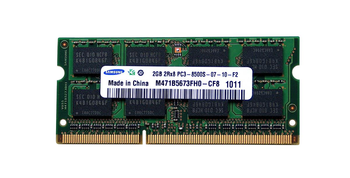 M4L-PC31066D3S7-2G M4L Certified 2GB 1066MHz DDR3 PC3-8500 Non-ECC CL7 204-Pin Dual Rank x8 SoDimm
