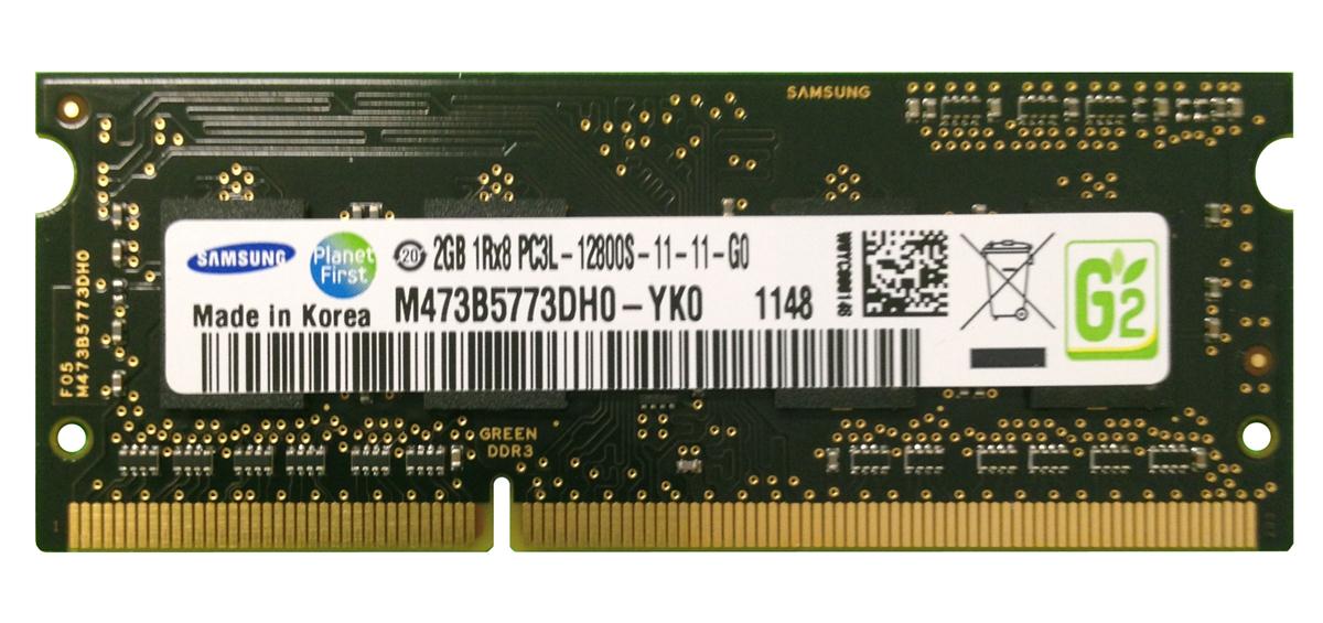 M4L-PC31600ND3S811SL-2G M4L Certified 2GB 1600MHz DDR3 PC3-12800 Non-ECC CL11 204-Pin Single Rank x8 1.35V Low Voltage SoDimm
