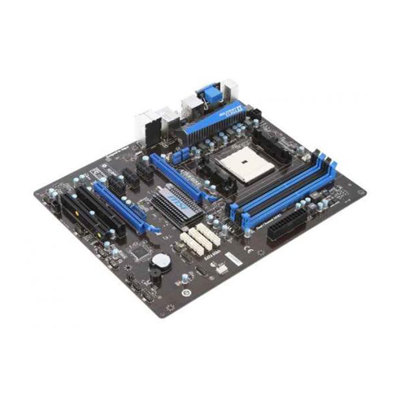 MB-A75AG55 MSI Socket FM1 AMD A75 Chipset AMD LIano APU Processors Supported DDR3 4x DIMM 6x SATA 6.0Gb/s ATX Motherboard (Refurbished) 