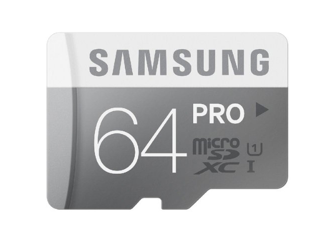 MB-MG64DA/EU Samsung Pro 64GB Class 10 microSDXC UHS-I Flash Memory Card