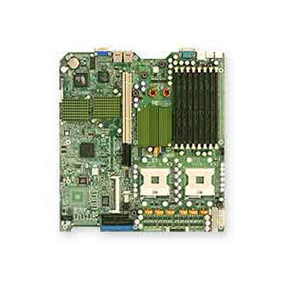 MBD-X6DHR-X8G-B SuperMicro X6DHR-X8G Dual Socket FC-mPGA4 Intel E7520 Chipset Dual Intel 64-Bit Intel Xeon Processors Support DDR 8x DIMM 2x SATA Extended-ATX Server Motherboard (Refurbished)