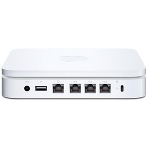 MD031LL/A Apple AirPort Extreme Wireless Router IEEE 802.11n ISM Band UNII Band 54 Mbps Wireless Speed 3 x Network Port 1 x Broadband Port USB Desktop (Refurbished)