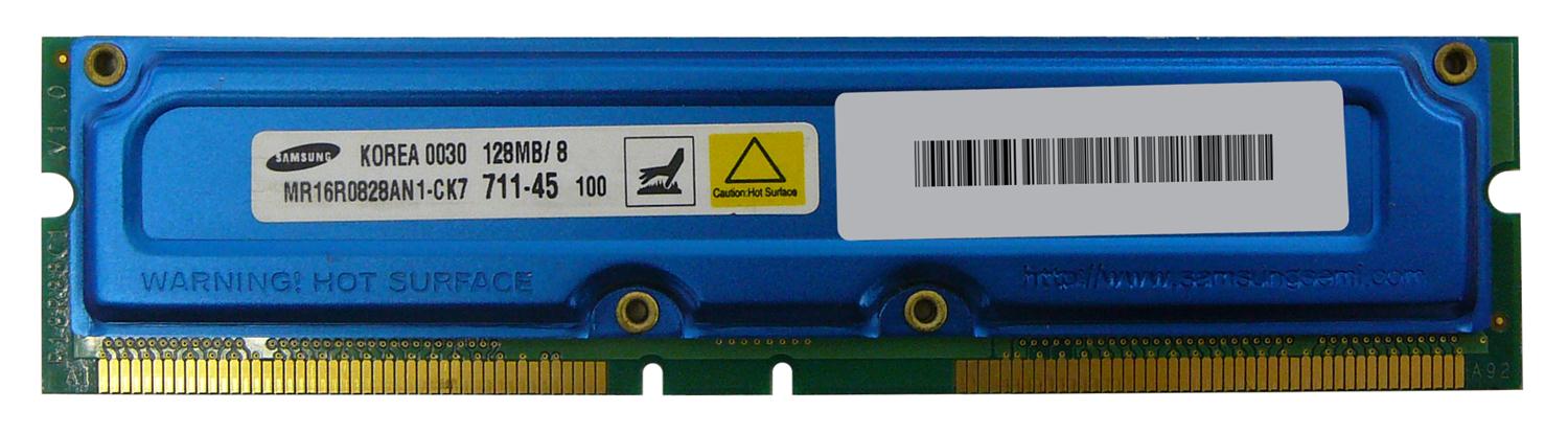 88.76730 128MB Module RDRAM PC700 non-ECC 45ns 700MHz 184-Pin 2.5v 64Meg x 16 for Dell Dimension XPS B (600R) n/a