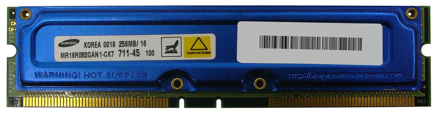 88.76731 256MB Module RDRAM PC700 non-ECC 45ns 700MHz 184-Pin 2.5v 128Meg x 16 for Dell Dimension XPS B (600R) n/a