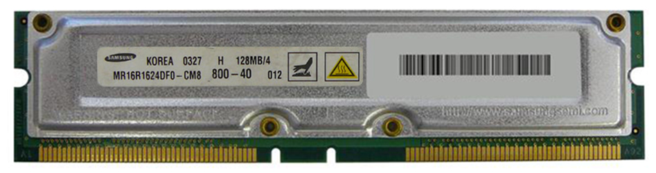 10.88568 Samsung 256MB Kit (2 X 128MB) RDRAM PC800 non-ECC 40ns 800MHz 184-Pin 2.5v 64Meg x 16 For Dell Optiplex GX400 1.7G