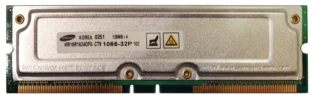 88.76552 256MB Kit (2 X 128MB) RDRAM PC1066 non-ECC 32ns 1066MHz 184-Pin 2.5v 64Meg x 16 for Dell Precision Workstation 350 n/a