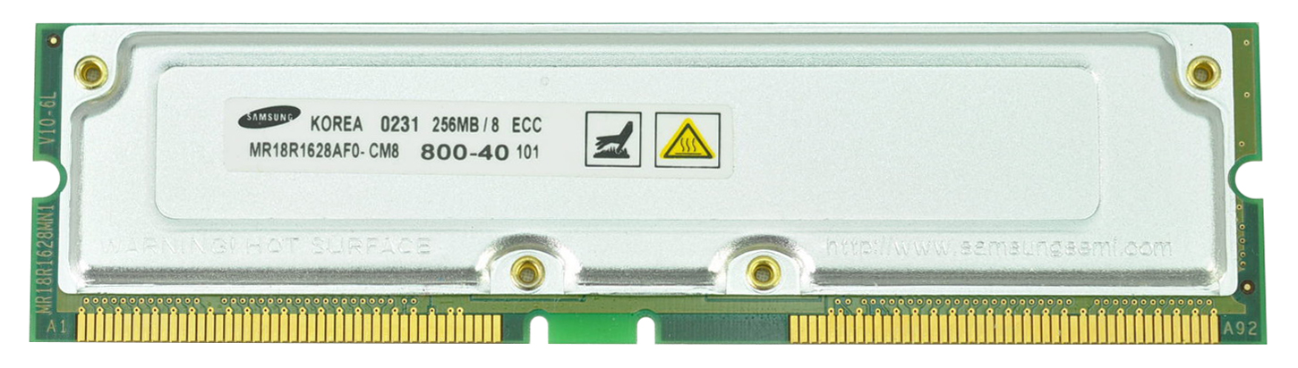 10.66011 Samsung 512MB ECC 800MHz RDRAM Kit For Dell Precision Workstation 420