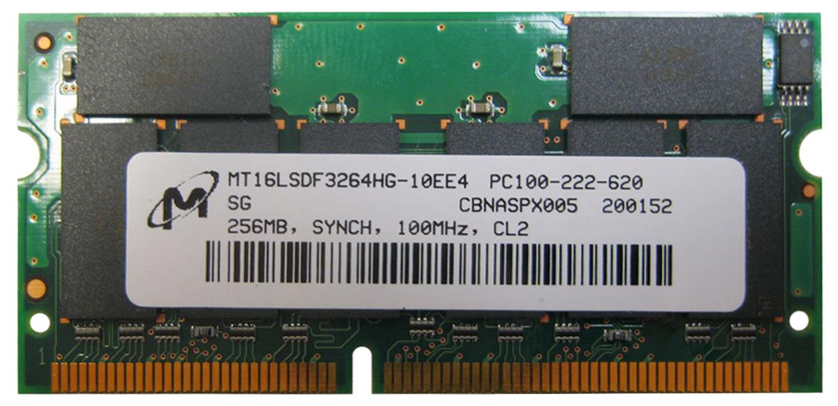 M4L-PC100X64SC3-256 M4L Certified 256MB 100MHz PC100 Non-ECC CL2 144-Pin x8 SoDimm