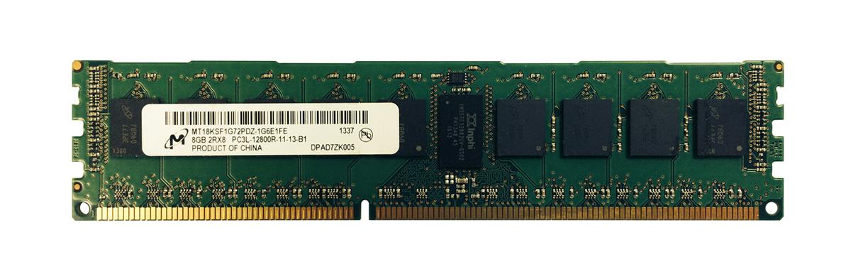 M4L-PC31600RD3D811DL-8G M4L Certified 8GB 1600MHz DDR3 PC3-12800 Reg ECC CL11 240-Pin Dual Rank x8 1.35V Low Voltage DIMM