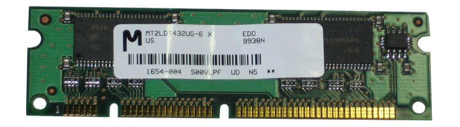 C4137A-HPPRN-PE Edge Memory 16MB EDO 60ns non-ECC Unbuffered 100-Pin 32-Bit SoDimm Memory Module for HP LaserJet 4000/5000/8000/8100 Series Printers