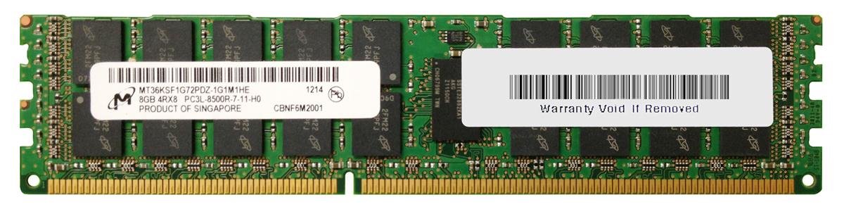 3D-PC31333RD3Q89DL-8G 8GB 1333MHz DDR3 PC3-10600 Reg ECC CL9 240-Pin Quad Rank x8 1.35V Low Voltage DIMM (P/N)