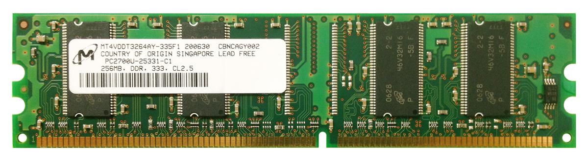 M4L-PC1333ND1S1625D-256M M4L Certified 256MB 333MHz DDR PC2700 Non-ECC CL2.5 184-Pin Single Rank x16 DIMM
