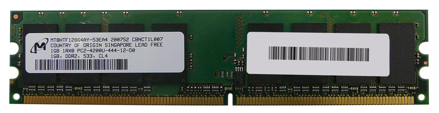 M4L-PC2533ND2S84D-1G M4L Certified 1GB 533MHz DDR2 PC2-4200 Non-ECC CL4 240-Pin Single Rank x8 DIMM