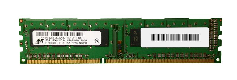 MT8JTF25664AZ-1G4D1 Micron 2GB PC3-10600 DDR3-1333MHz non-ECC Unbuffered CL9 240-Pin DIMM Single Rank Memory Module