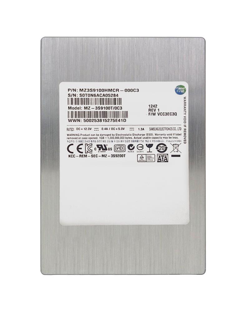 MZ-3S9100T/0C3 Samsung 100GB SLC SAS 6Gbps 3.5-inch Internal Solid State Drive (SSD) for VNX Series