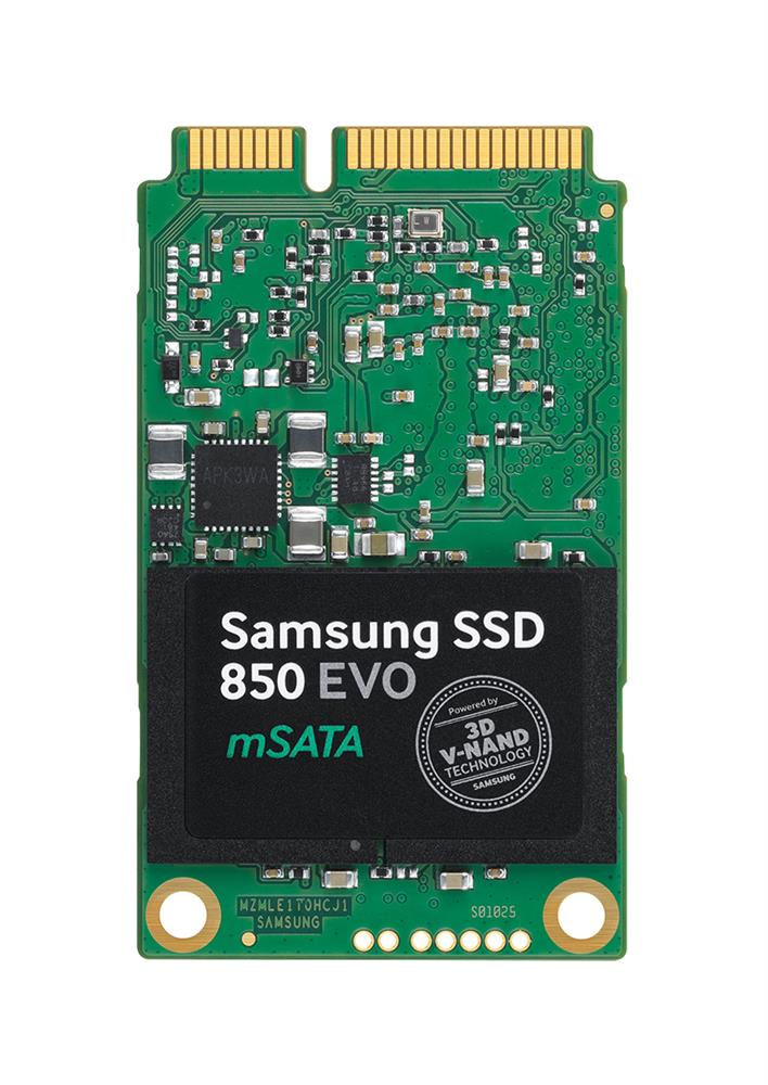 MZ-M5E500B Samsung 850 EVO Series 500GB TLC SATA 6Gbps (AES-256 / TCG Opal 2.0) mSATA Internal Solid State Drive (SSD)