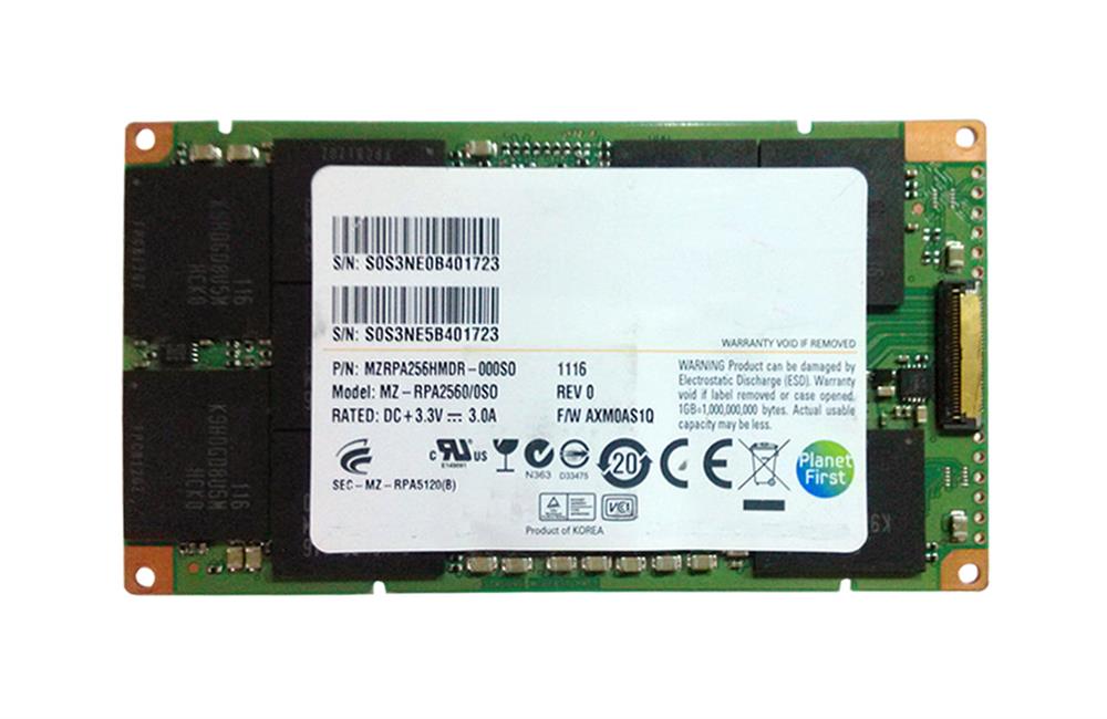 MZRPA256HMDR-000SO Samsung 256GB MLC SATA 6Gbps RAID LIF 1.8-inch Internal Solid State Drive (SSD) for Vaio VPCZ1